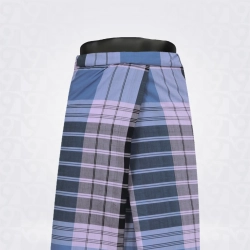 Handloom Lungi-Dustu Blue  Horizonte Greish Blue Cotton 